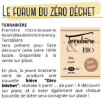 Terrabière au Forum zéro déchet du Syndicat Emeraude