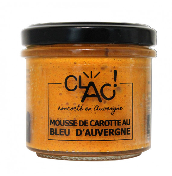 Mousse de carotte au bleu d'Auvergne AOP - Clac